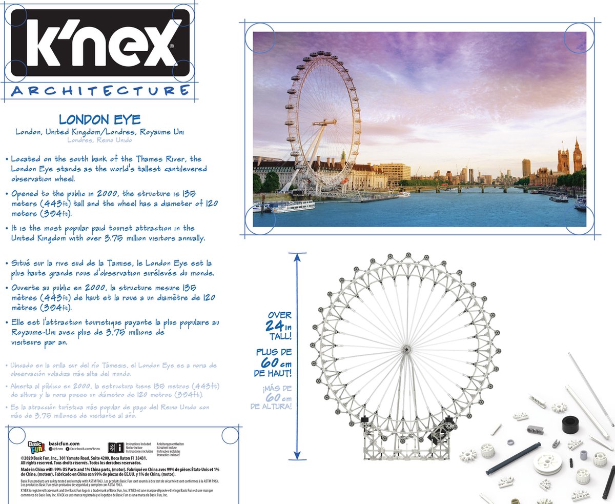KNEX Architecture - London Eye Bouwset